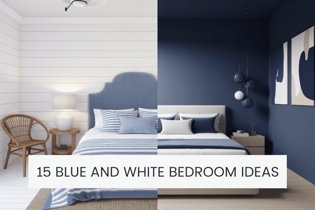 15 Blue and White Bedroom Ideas That Feel Fresh and Serene